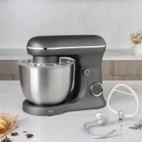 Berlinger Haus BH-9772 robotgép matt antracit 1500 W 5 L rozsdamentes keverőtál dagasztó és habverő, 6 fokozat, impulzus funkcióval #6