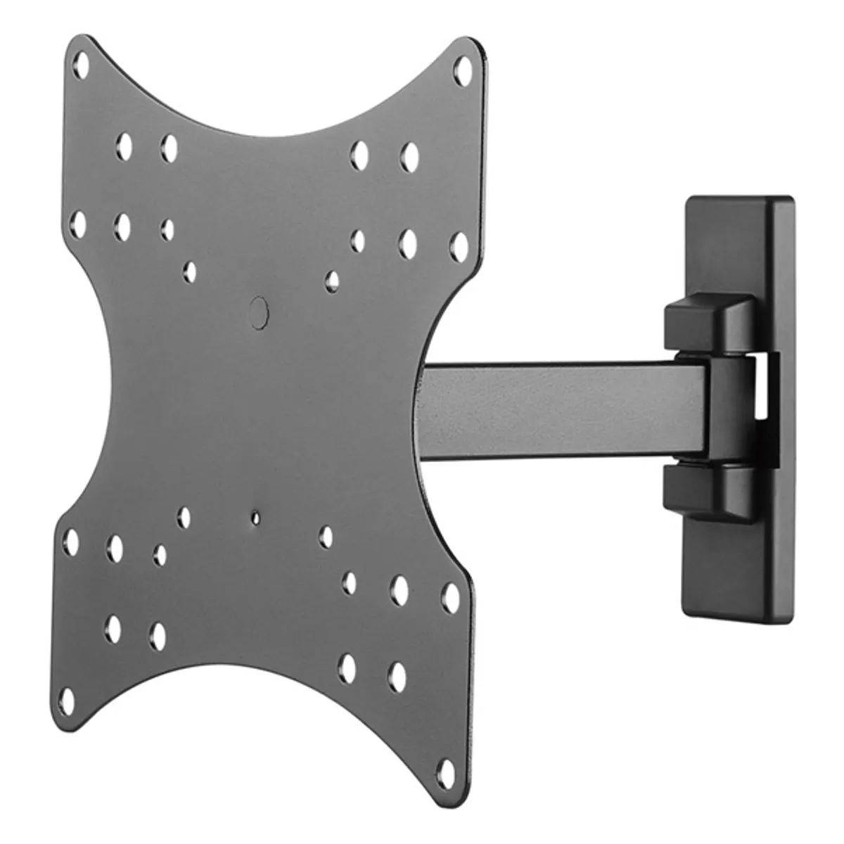 STELL 35057267 SHO 4520 kihúzható fali konzol 23"-42" VESA 75x75;100x100;200x100;200x200 20 kg forgatható 90° billenthető 10° fekete acél #2