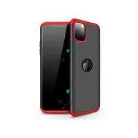 GKK GK0540 360 fokos védelem 3in1 iPhone 11 Pro fekete piros csúszásmentes