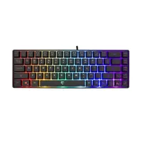 White Shark WS GK-2201B-US Ronin membrán gamer billentyűzet led rgb anti-ghosting 19 kulcs US elrendezés
