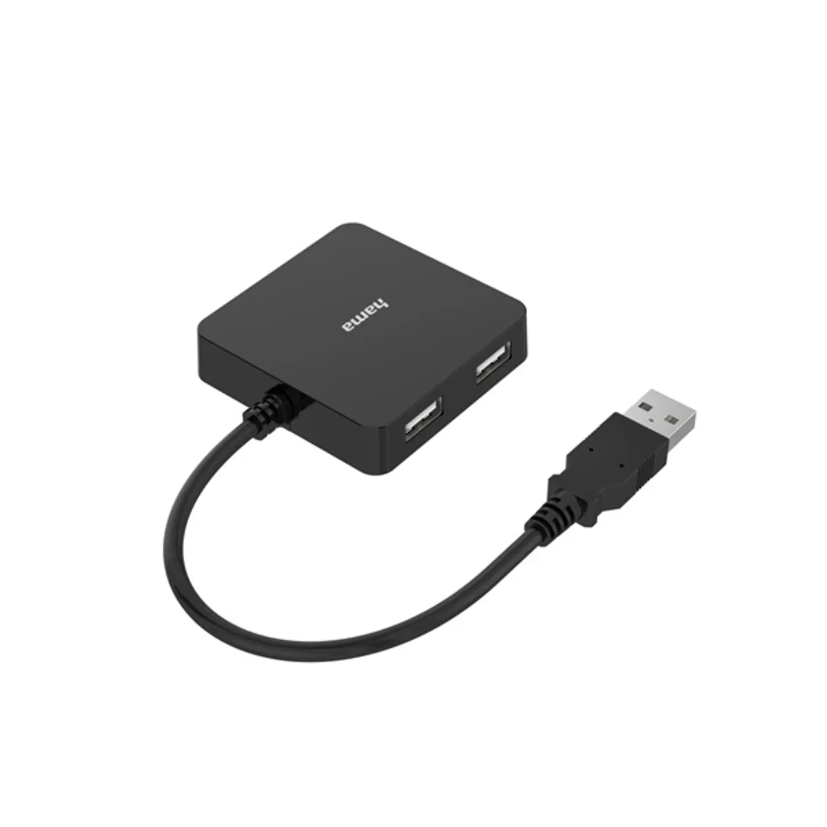 Hama 00200121 USB-elosztó 4-portos USB 2.0 bus-powered beépített csatlakozókábel Type-A #2