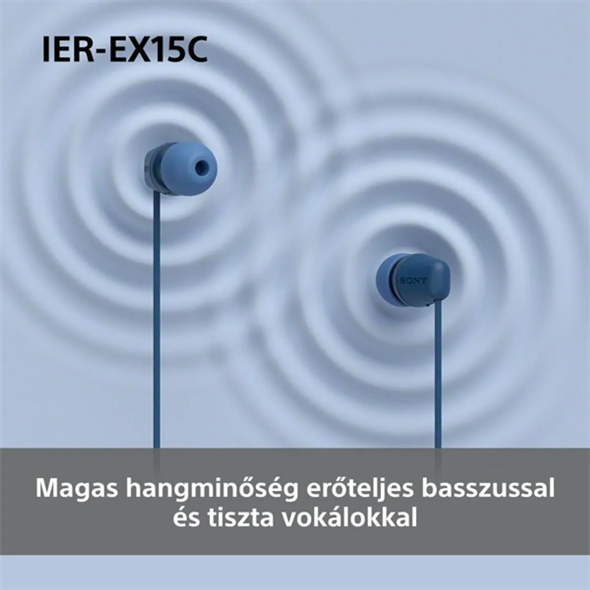 Sony IEREX15CW.CE7 USB Type-C vezetékes mikrofonos fülhallgató fehér 120 cm hangerőszabályzóval #5