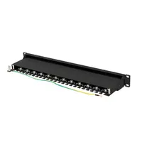 Lanberg PPS7-1024-B patch panel cat7 ftp 24 port 1U 19" fekete árnyékolt #5