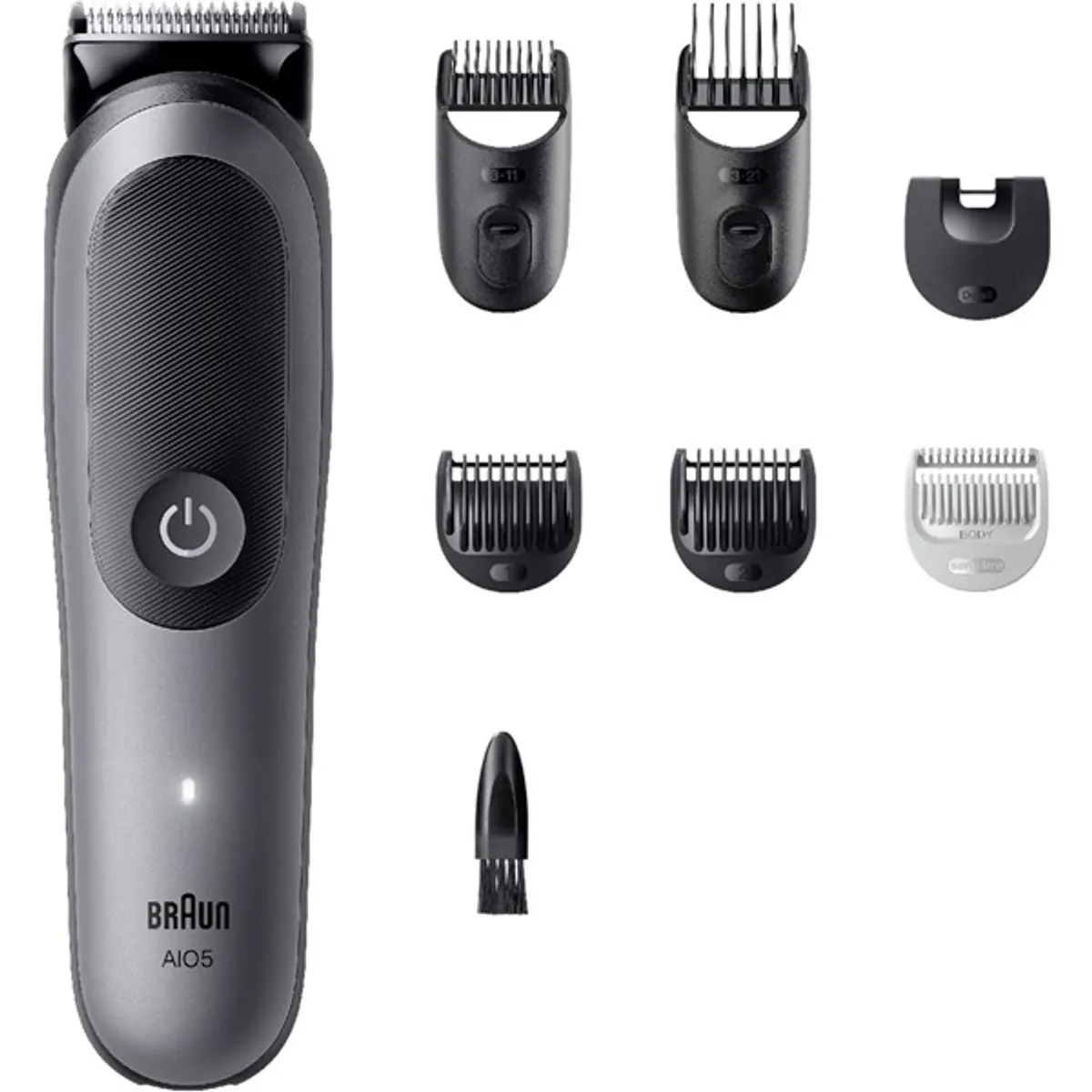 Braun 10AS490184 AIO 5520 multifunkciós testszőrnyíró AquaGrip vízálló 14 hosszbeállítás 120 perc üzemidő #2