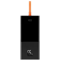 Baseus PPJL000001 20000mAh power bank 65W USB-C PD 3 eszköz egyidejű töltése 2x USB-A fekete
