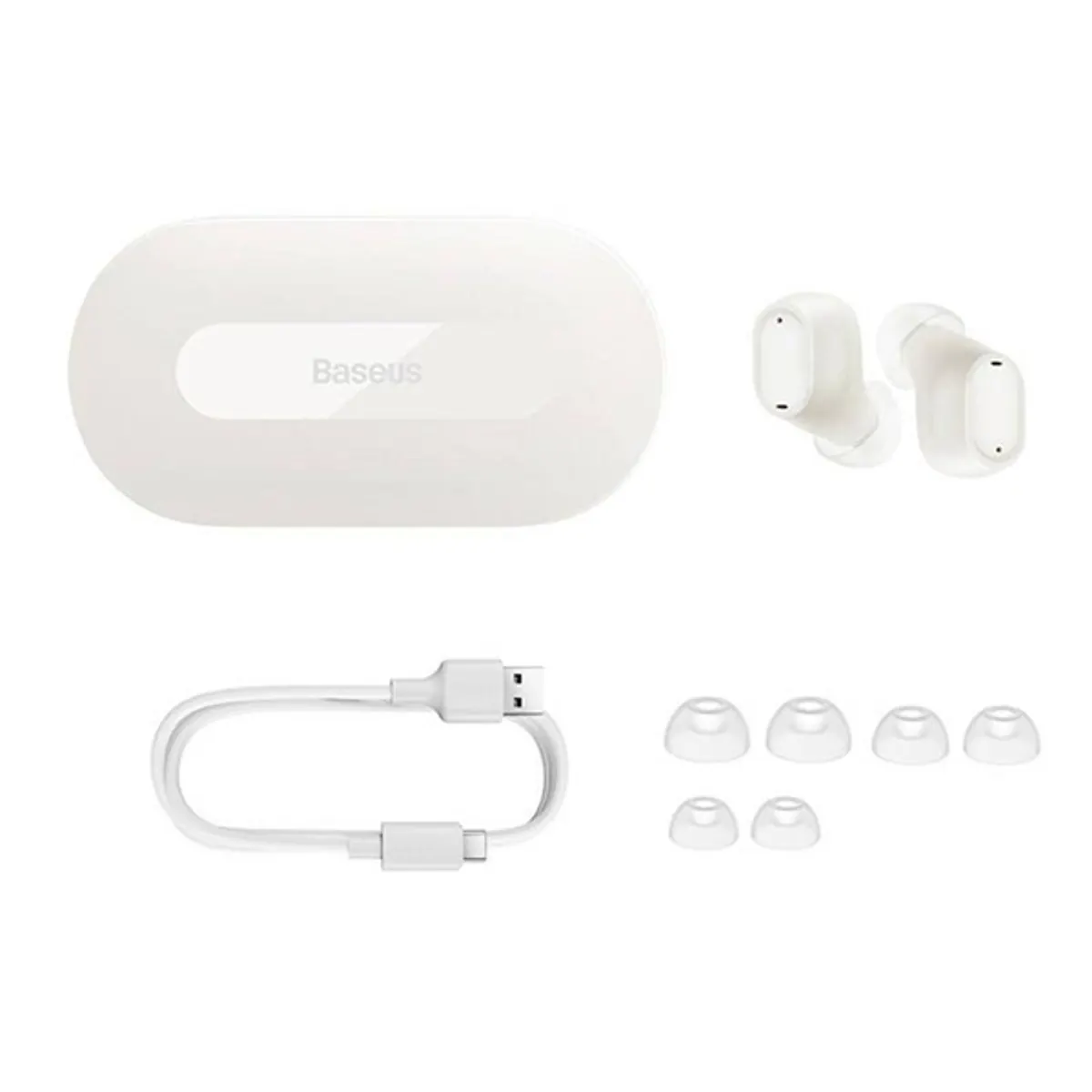 Baseus A00054300226-Z1 Bowie EZ10 fehér True Wireless fülhallgató Bluetooth 5.3 10 mm 20-20000 Hz USB-C 5 óra töltőtok 300 mAh #5
