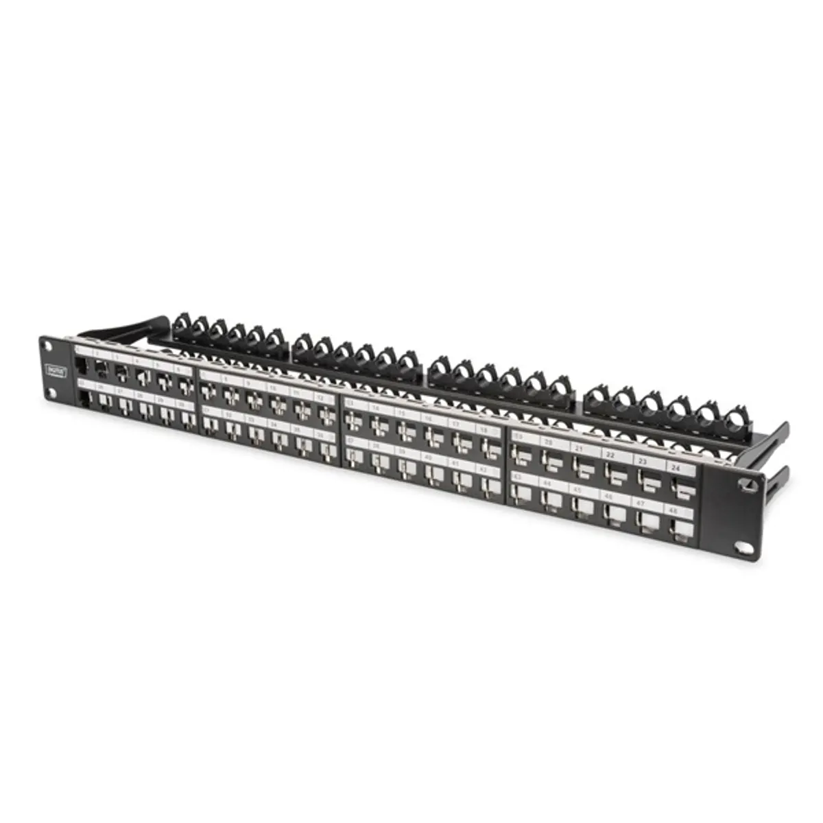 DIGITUS DN-91424 48-port patch panel 1U 19" árnyékolt #1
