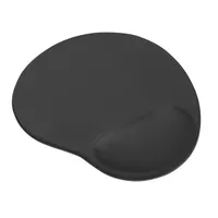 TRUST 16977 Bigfoot Gel egérpad fekete 205x236x16 mm csuklótámasz mikroszálas felület csúszásgátló alap