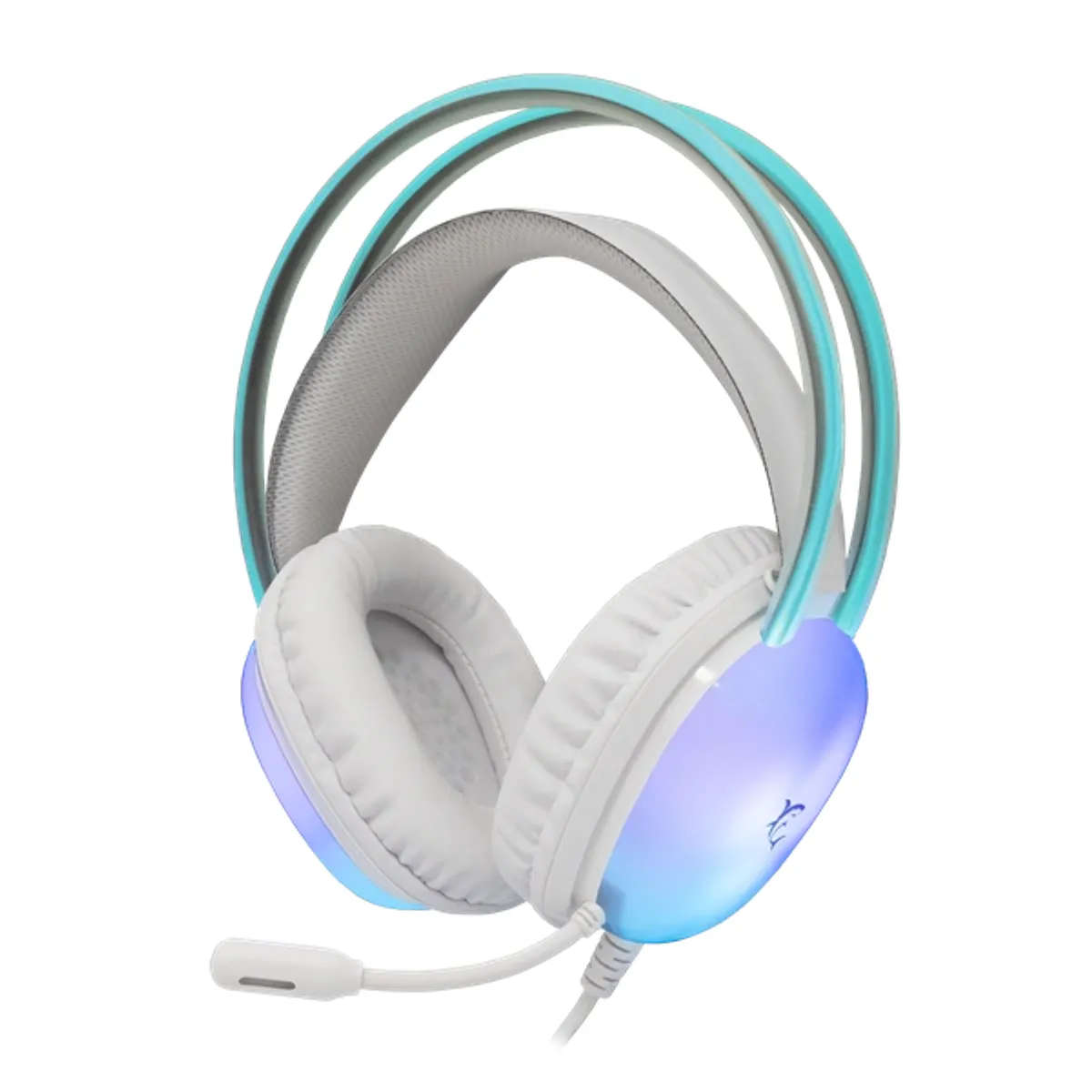 WHITE SHARK WS GH-2444W-2 PEACOCK-W-2 Fehér gamer fejhallgató #1