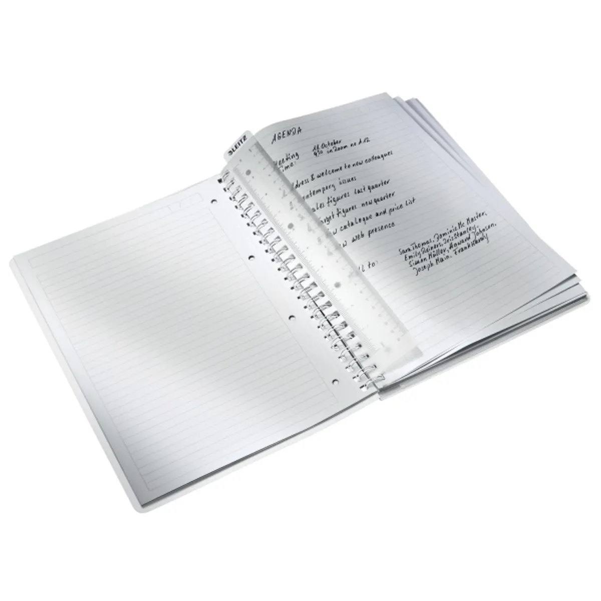 Leitz 46370016 Wow A4 vonalas spirálfüzet sárga 80 lap #2