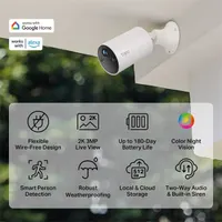 TP-LINK TC82 biztonsági kamera 2K 3MP, AI mozgás- és személyészlelés, kétirányú audio, IP65, beltéri és kültéri, microSD 512GB, Wi-Fi #4