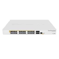 MikroTik CRS328-24P-4S-plus-RM Cloud Router Switch 24x gigabit PoE 4x SFP plus rackbe szerelhető RouterOS vagy SwitchOS #1