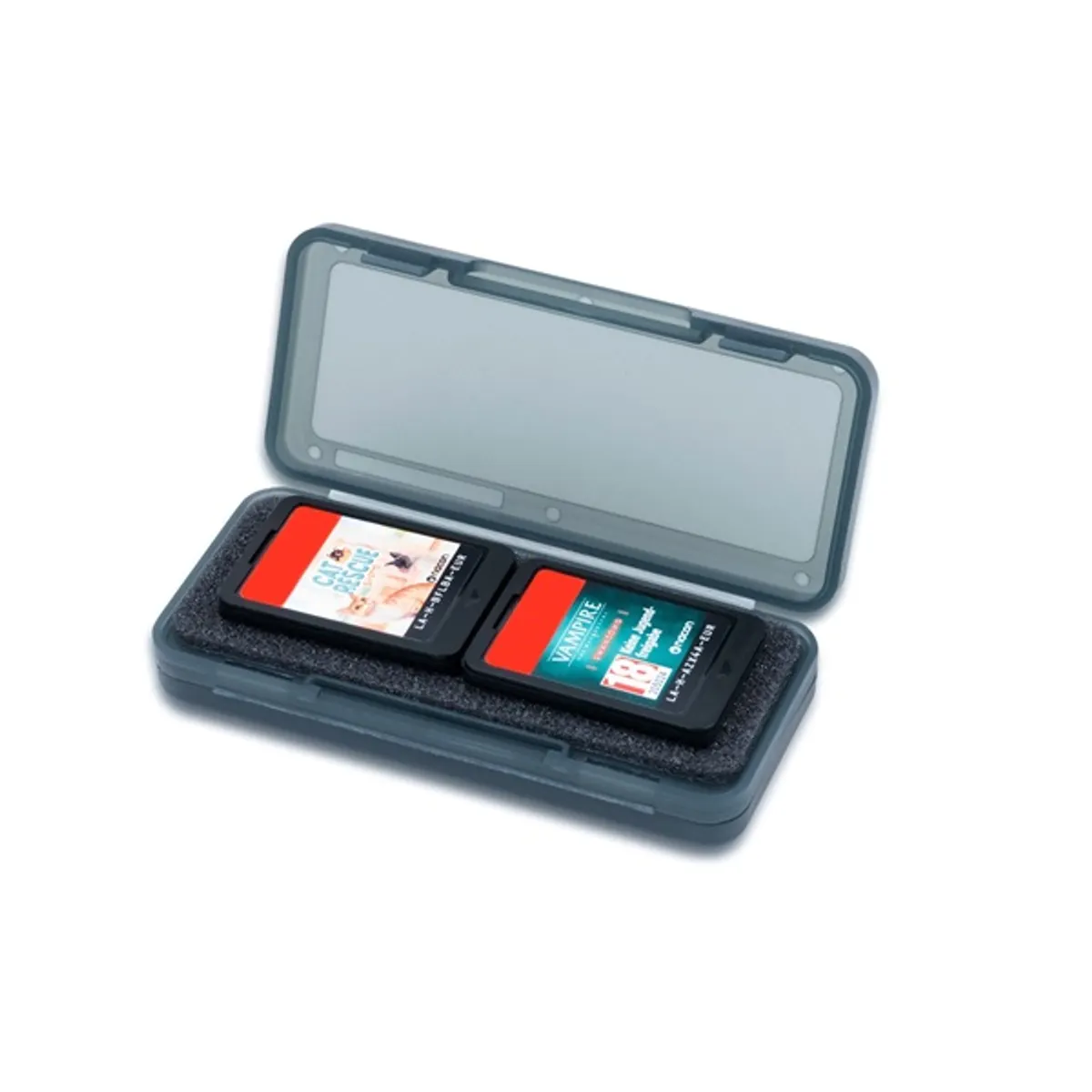 NACON 2809494 Nintendo Switch 2 utazótok fekete kemény védőtok fólia készlet tároló doboz 4 játék számára #5