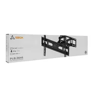 SBOX PLB-3646-2 fali konzol 37"-80" VESA 100x100;600x400, max terhelés 40 kg, dönthető és forgatható, magasságállítás, kábelvezetés, fekete #8