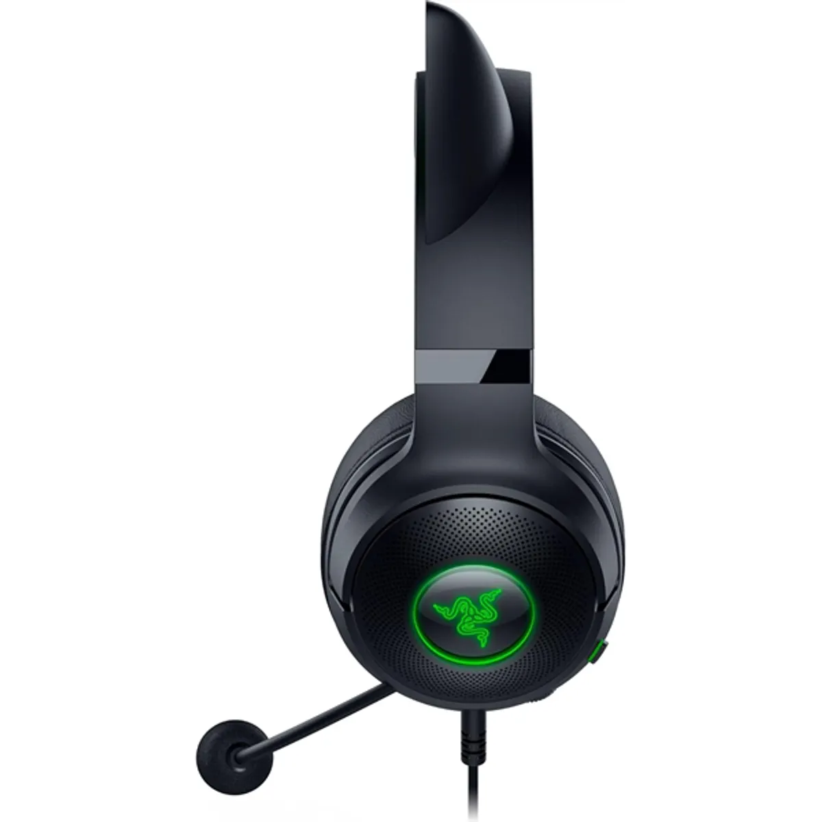 Razer RZ04-04730100-R3M1 Kraken Kitty V2 40 mm 2.0 headset fekete usb 200 cm pc notebook konzol #3