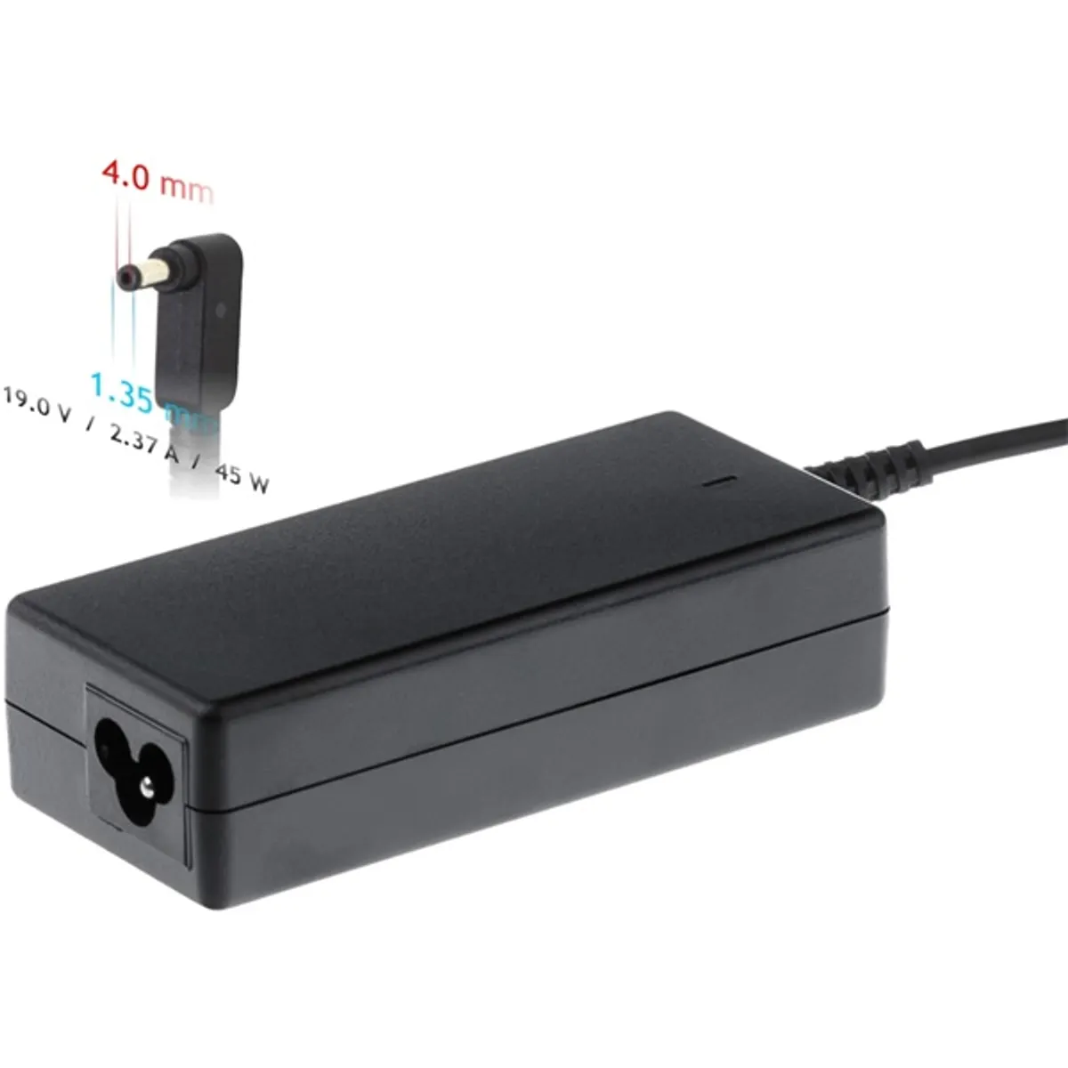 AKYGA AK-ND-54 Notebook töltő ASUS 19V 2.37A 45W 4.0x1.35 mm 1.2m #2