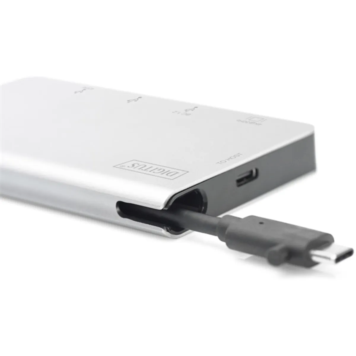 DIGITUS DA-70867 USB-C 6 portos utazó dokkoló HDMI 1x USB-C 2x USB-A Micro SD SD #3