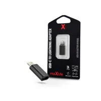 Haffner TF-0128 Type-C to Lightning adapter Fekete