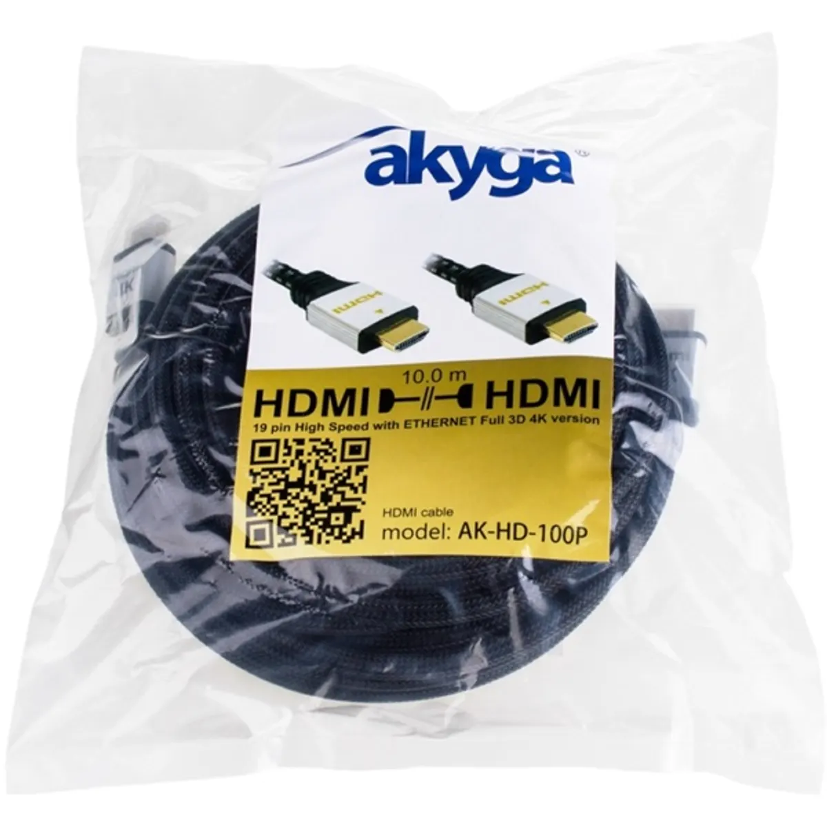 AKYGA AK-HD-100P HDMI 2.0 PRO kábel 10 m fekete #3