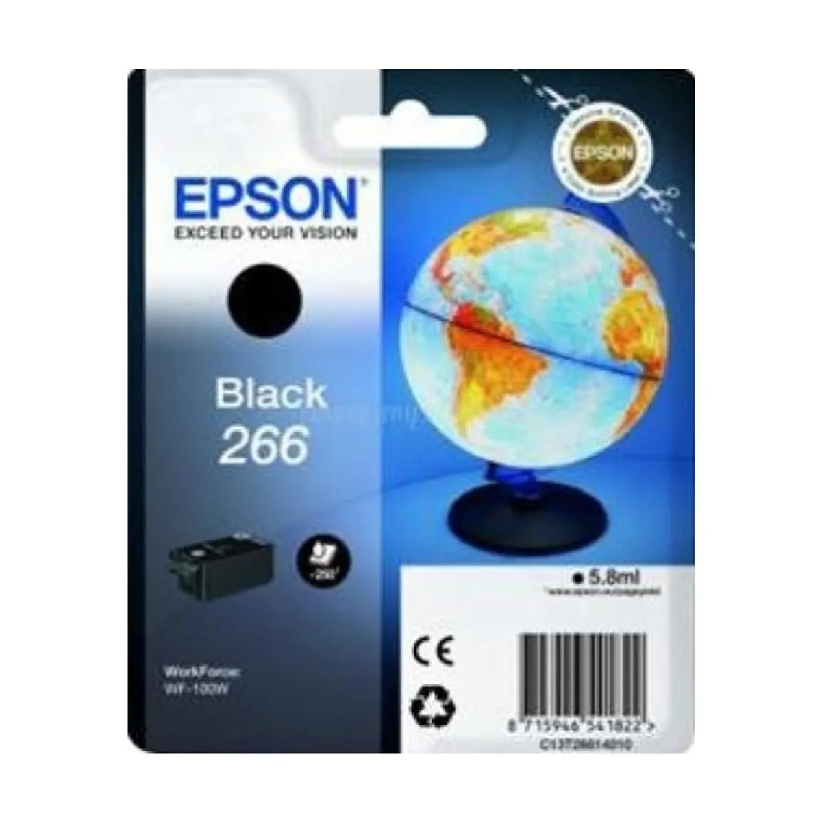 Epson C13T26614010 tintapatron Fekete 5,8 ml 250 oldal WF-100W kompatibilis #1