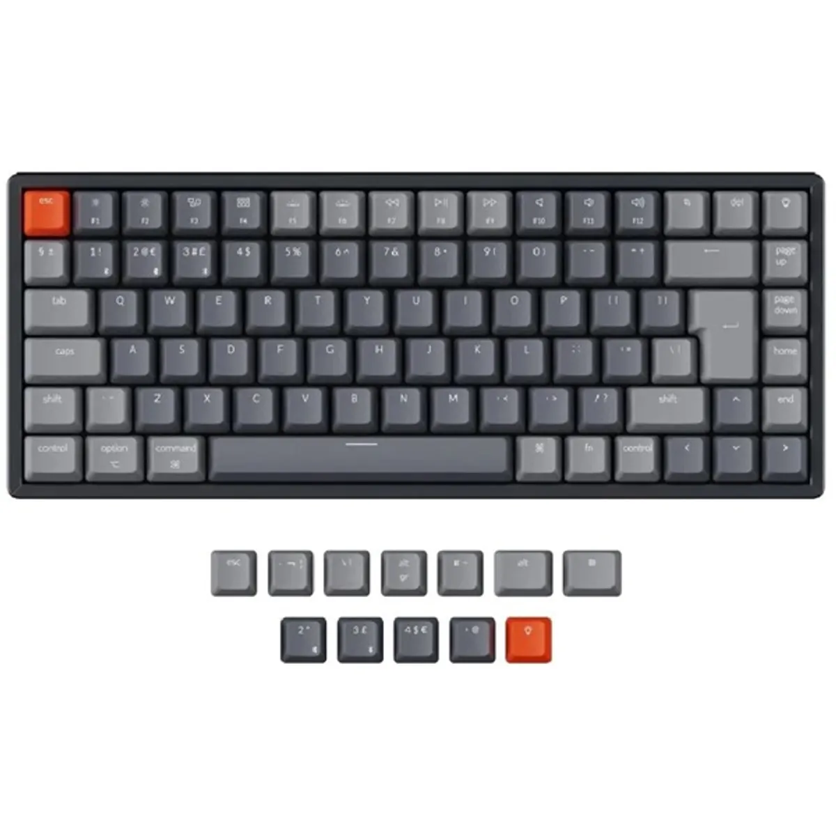 Keychron k6 keycap set dg billentyűszett sötétszürke #1
