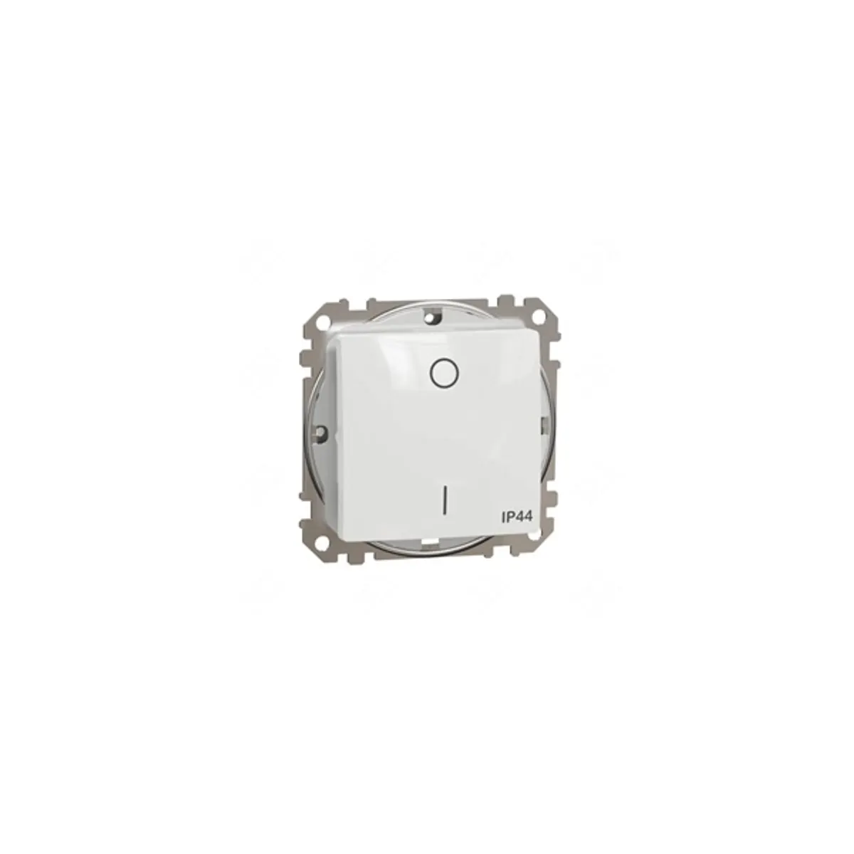 Schneider SDD211102 Sedna fehér 2P IP44 rugós bekötés süllyesztett #1