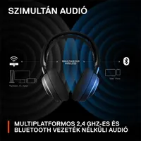 STEELSERIES 61553 Arctis Nova 7 Wireless Fekete Bluetooth USB-C 38 óra #9