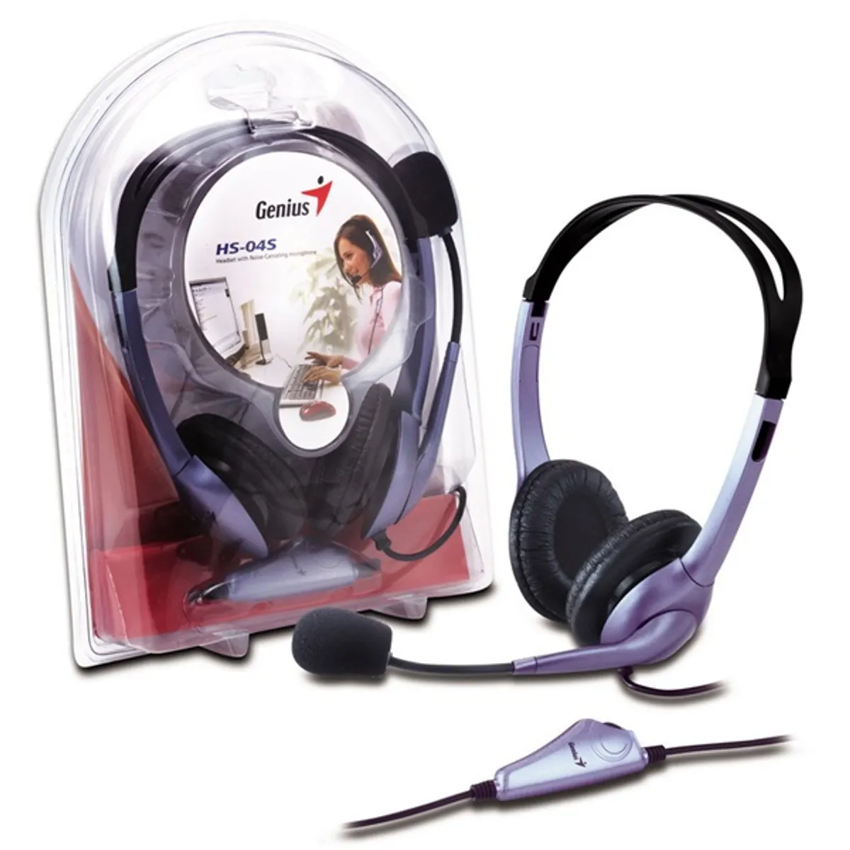 GENIUS 31710025100 fejhallgató-erősítő Fekete 200 cm 3,5mm balos 2.0 headset PC MAC Tablet Mobiltelefon MP3 20-20000 Hz 100 dB 32 ohm Vezetékes #2