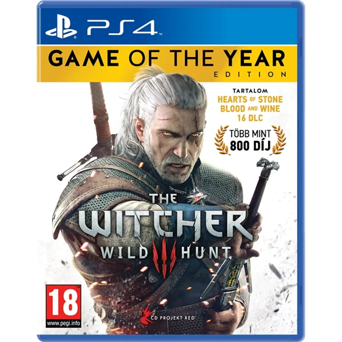 Cd Projekt 5908305213826 The Witcher 3: The Wild Hunt GOTY Edition PS4 18 év Akció #1