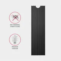 AXAGON CLR-M2L3 passzív M.2 hűtőborda 22x80 mm alumínium #4