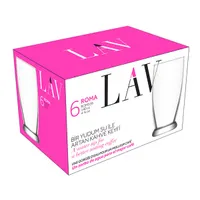 LAV LV-ROM336F Roma likőrös pohár készlet 140 ml átlátszó üveg 6 darab