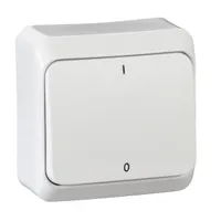 Schneider WDE001020 Prima 2P kapcsoló 10A IP20 csavaros fehér falon kívüli