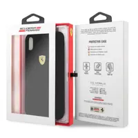 Ferrari FESSIHCI65BK fekete szilikon tok iPhone XS Max #4