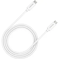 Canyon CNS-USBC44W UC-44 USB-C - USB-C kábel 1m fehér USB4 40Gbps 240W E-MARK RoHS
