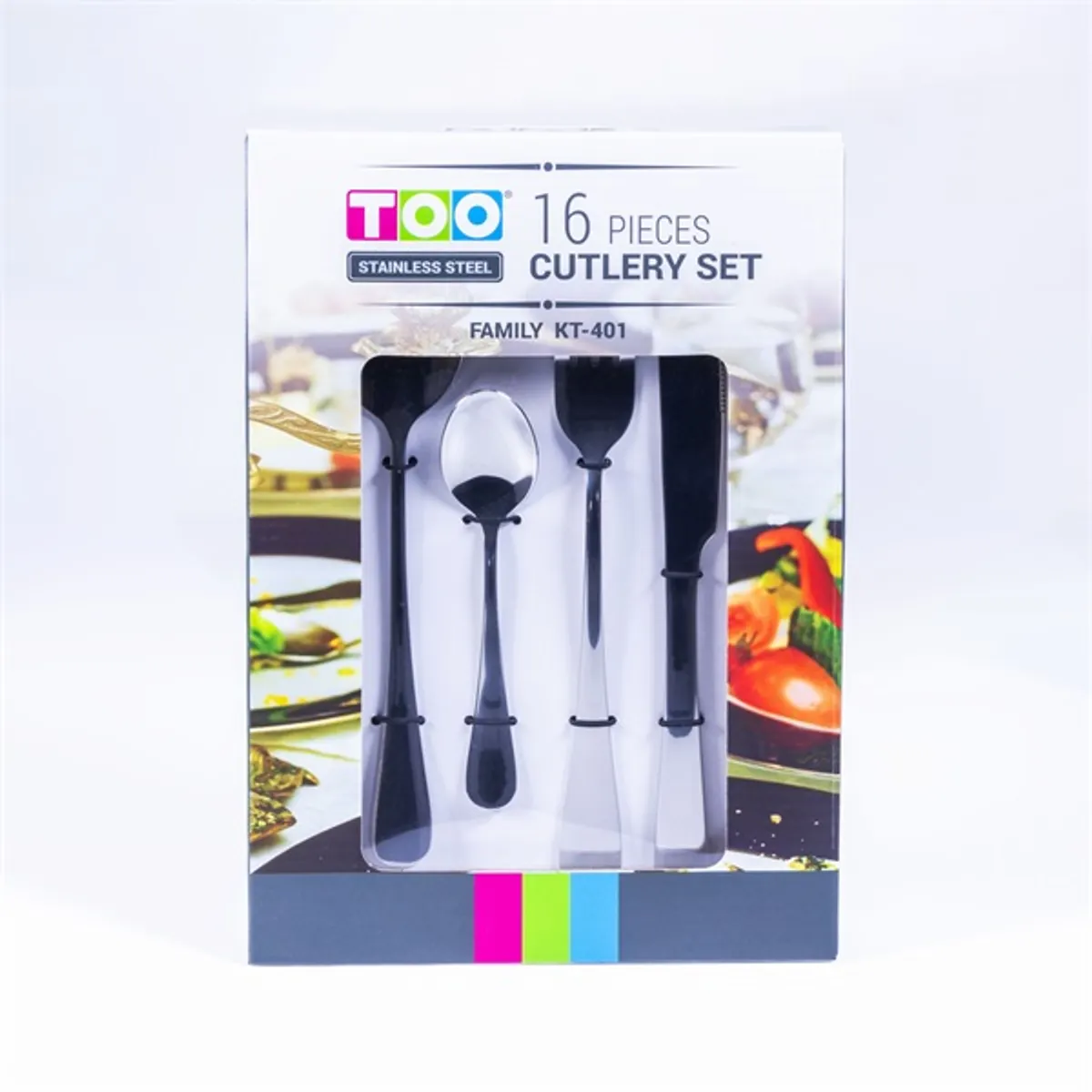 TOO KT-401 KT-401 Family Rozsdamentes acél ezüst evőeszköz készlet #2