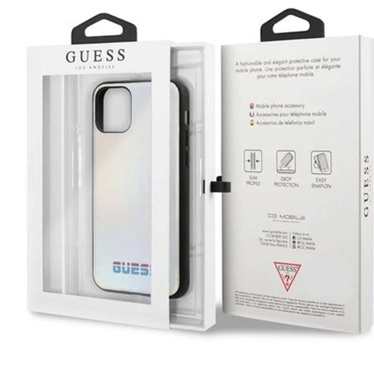 GUESS GUHCN65BLD védőtok iPhone 11 Pro Max színváltó felület ezüst #4