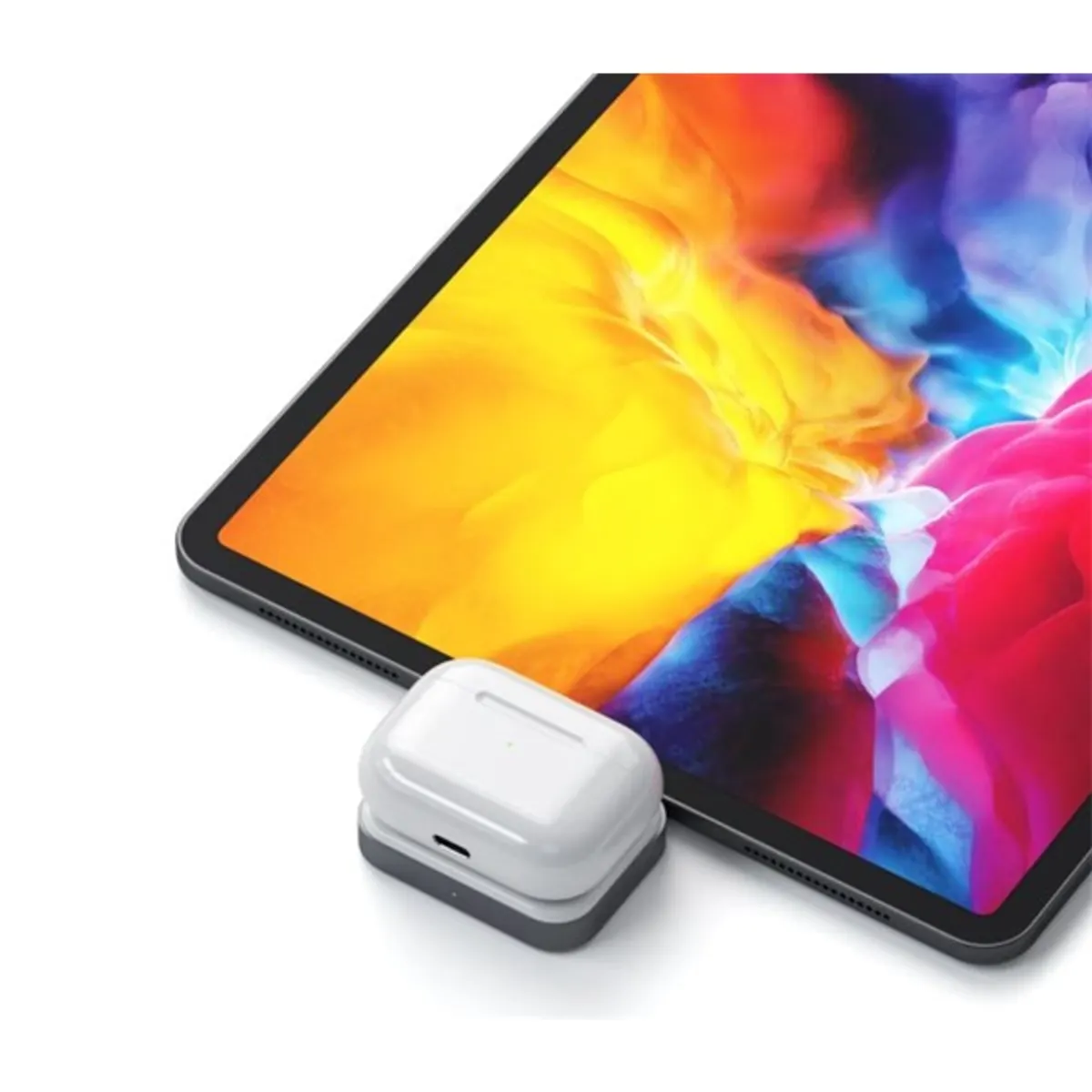 SATECHI ST-TCWCDM AirPods vezeték nélküli töltő-dokkoló Szürke USB Van USB Type-C Van #4