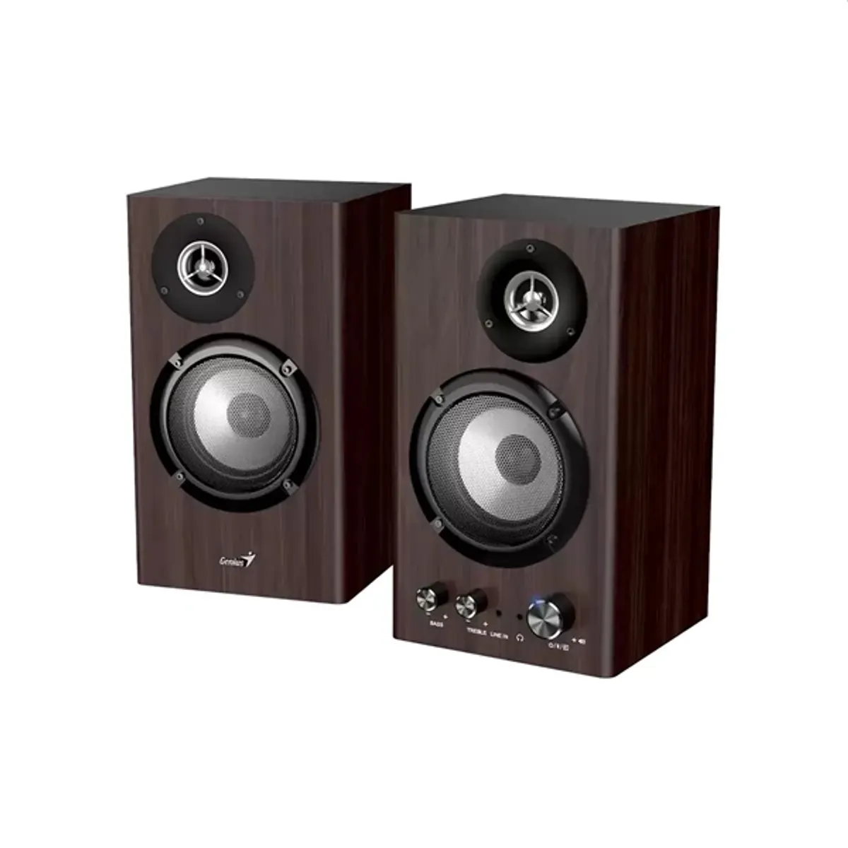 Genius 31730055401 SP-HF1812BT PC-s hangfalszett Bluetooth sötétbarna 50W 40-20000 Hz 3,5 mm AUX #5