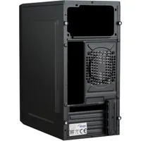 Akyga AK36BK micro atx ház fekete USB 3.0 előlapi fejhallgató csatlakozó mikrofon csatlakozó 3 belső meghajtóhely táp nélküli 3 ventillátor #7