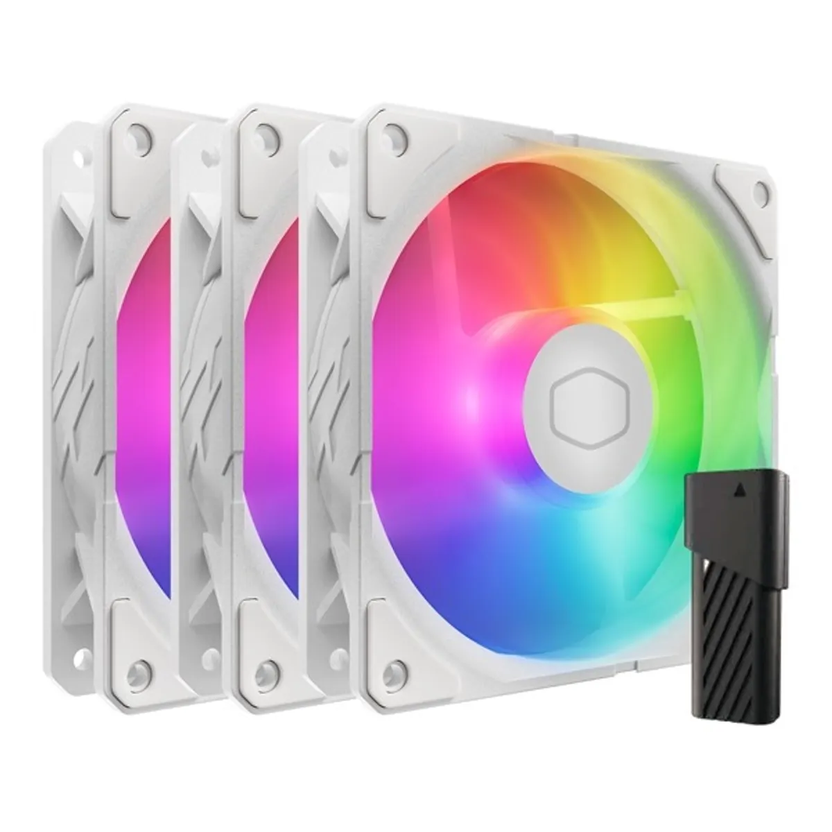 Cooler Master MFX-B2DW-253P2-R2 SickleFlow Edge 120 ARGB 3-pack fehér PWM 1800 RPM 27 dB #1
