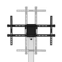 SBOX FS-444 mobil TV-állvány 37"-86" VESA 600x400 teher 50 kg magasság 1200-1600 mm kábelrendező döntés 5-10 fok #6