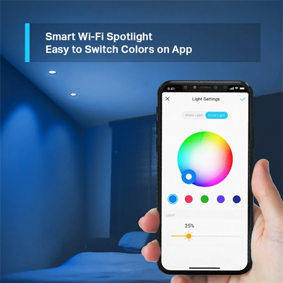 TP-LINK TAPO L630 LED fényforrás GU10 okos RGB szabályozható szín távvezérlés 350 lm élettartam 15000 h kapcsolási ciklusok 15000 #3