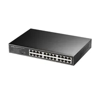CUDY 00225773 GS1024 24-portos gigabit nem menedzselhető switch rackbe-szerelhető fémház fekete #2