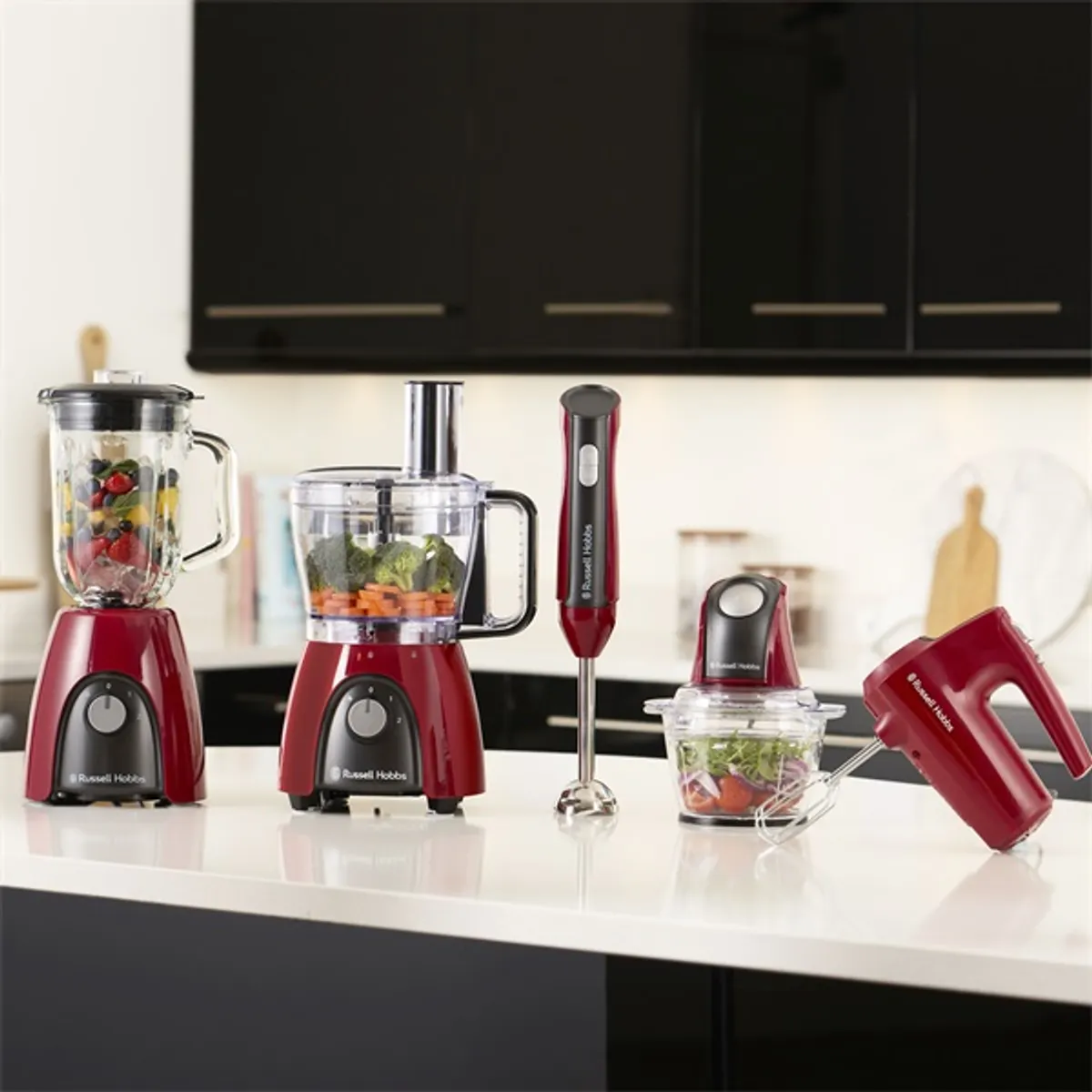 Russell Hobbs 25198026001 Desire Red kézi mixer 350 W 5 fokozat 150 cm kábel #8