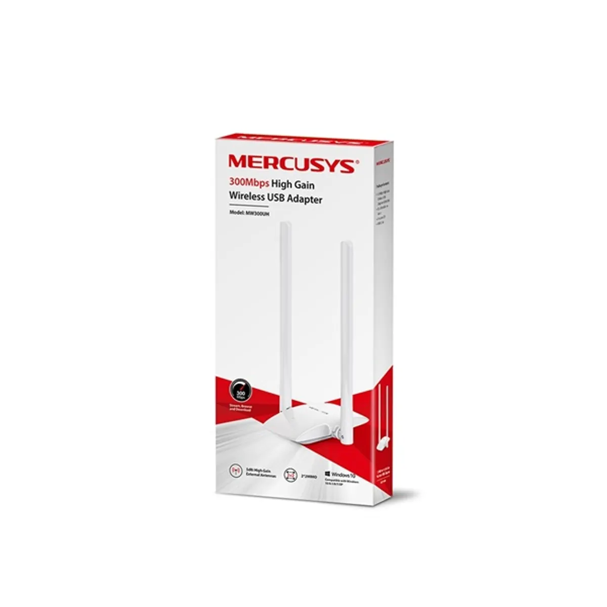 MERCUSYS MW300UH 300Mbps USB 802.11 b g n vezeték nélküli adapter WPA WPA2 WEP #4