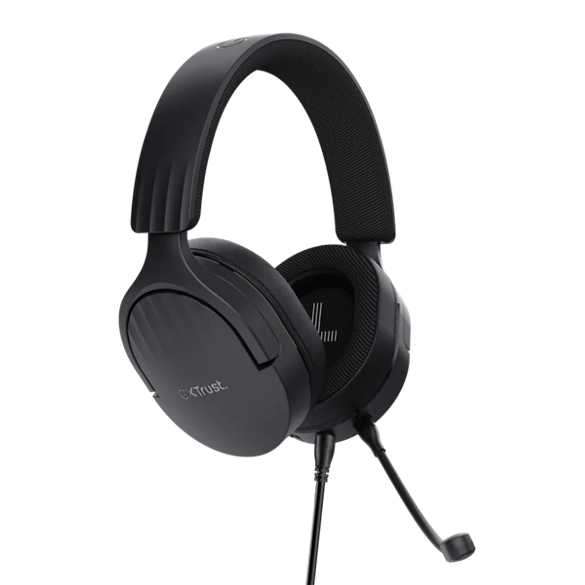 TRUST 24898 GXT 489 Fayzo gamer fejhallgató fekete 50 mm hangszóró 3,5 mm jack vezetékes multiplatform hangerőszabályzó #4