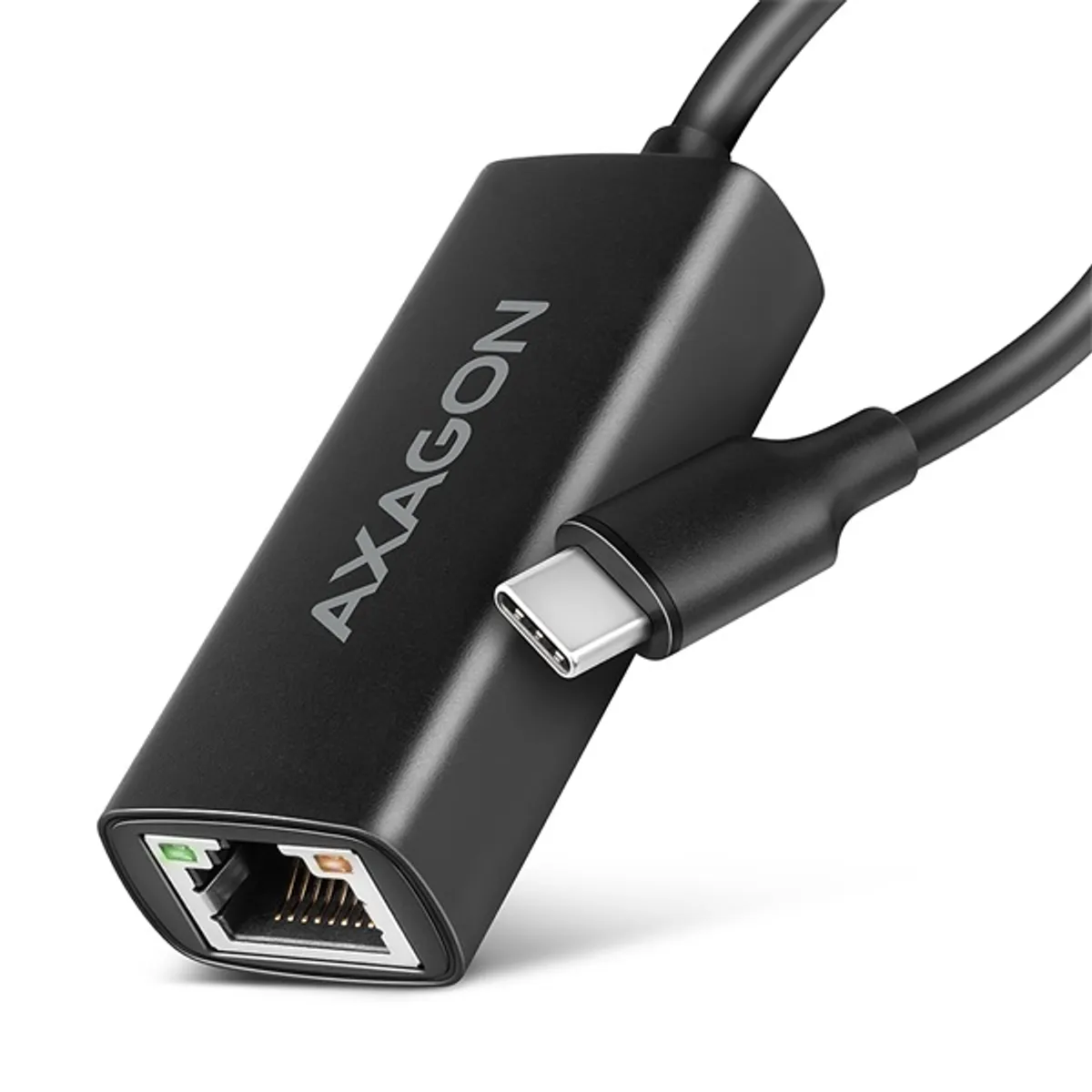 Axagon ADE-ARC USB-C gigabit ethernet adapter Fekete 15 cm RJ45 USB 3.2 C #1