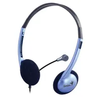 Genius 31710037103 HS-02B Headset Kék PC 3.5mm vezetékes