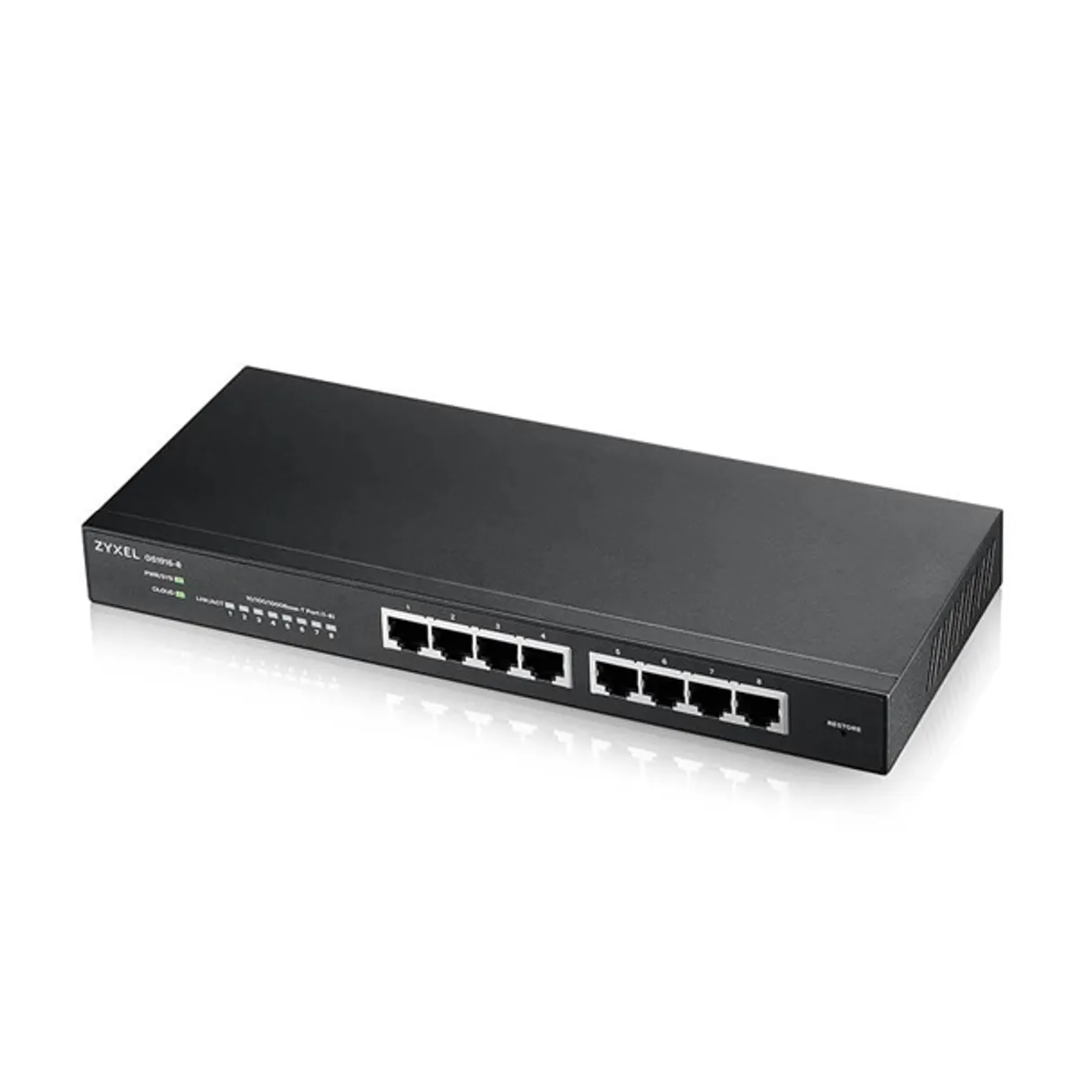 Zyxel GS1915-8-EU0101F GS1915-8 8-portos GbE intelligens menedzselt switch PoE 60W #1