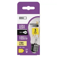 EMOS ZF5154D Filament LED izzó E27 8W 1055 lm 2700K fényerő-szabályozható #2